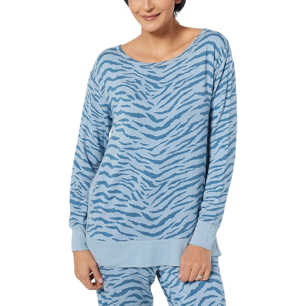 All Worthy Hunter McGrady Printed Sweatshirt Blue - Regular